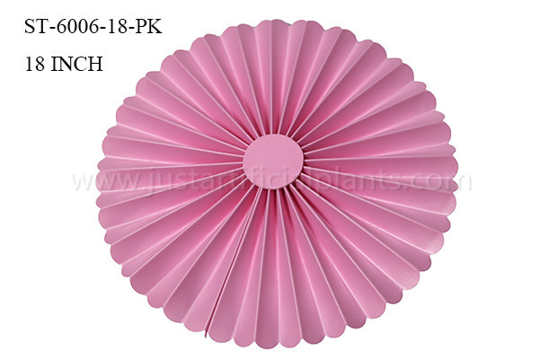 Buy Pollution - Free Artificial Foam Flowers Large Pink Artificial Fan Flower at wholesale prices