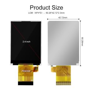 Polcd ST7789V 2.4 Inch Tft Display 12 0'CLOCK 240x320 tft lcd Panel Screen