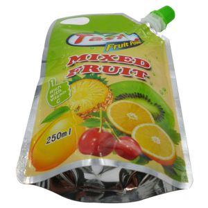 Liquid plastic bag digital printing Customized Standing plastic nozzle bag