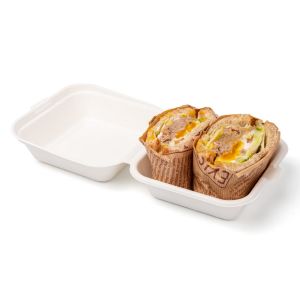 Quality Burger Box Customization Biodegradable Clam Box Fast Food Burger Box for sale