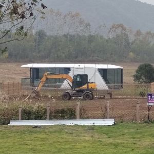 Eco Friendly Prefab Capsule House With Solar Panels Sustainable Container