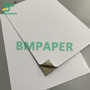 Bright White Claycoated Board With Gray Core 28 X 39" Custom Size Solid