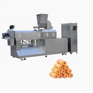 Oat Wheat Rice Puff Extruder Machine equiped with Packing Machine