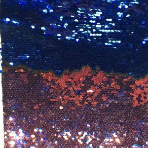 Fish Scale Silver Sequin Tablecloth , Champagne Sequin Fabric Reversible