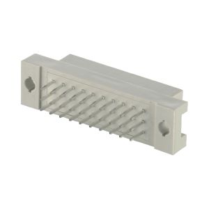 Din 41612 30 Pin Right Angle Male Pins Connector Through Hole 3 Rows Vertical