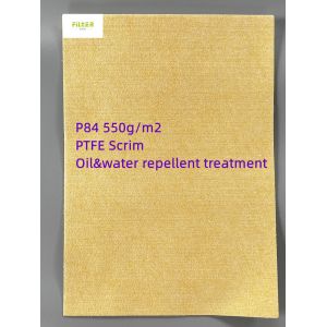 Aramid Nomex Needle Punched Felt Nonwoven Filter Media Acid / Alkali Resistance