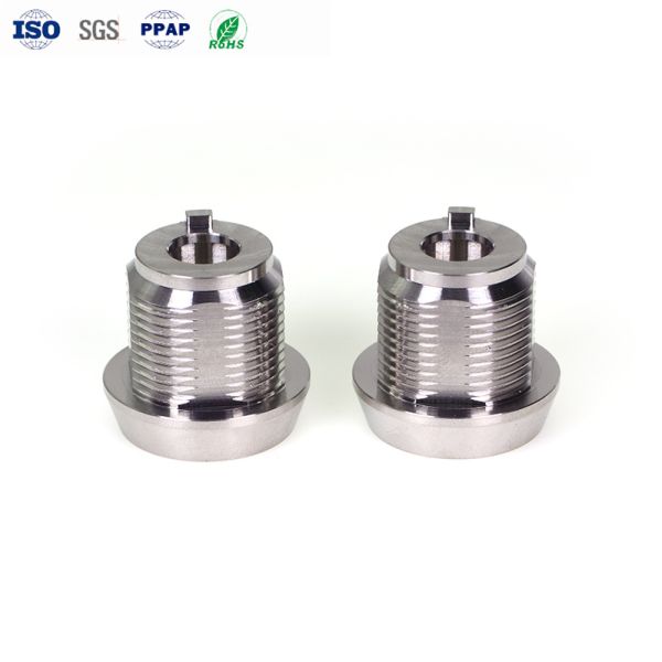 Intelligent CNC Stainless Steel Parts Cylinder Nut Housing Nut Non Standard CNC Machined Parts