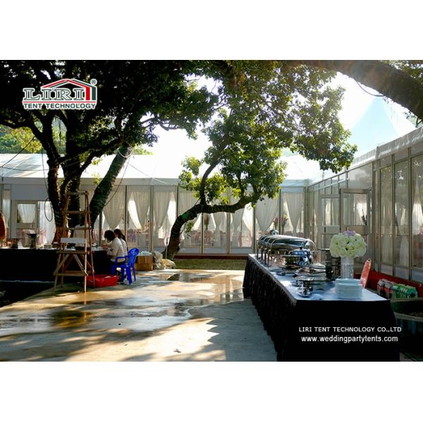 10x30m Luxury Alunimun Transparent Wedding Tent / Outdoor Event Party Tent
