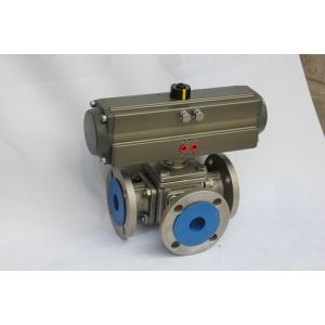Ball Valves Actuated:Single or double acting pneumatic control