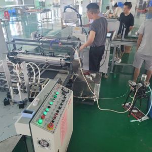 Sheet Fed Paper Box Cover Gluing Machine Wine Box Cover Pasting Machine For