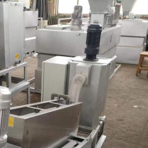 Sludge Dewatering Screw Press System for Poultry Processing Wastewater