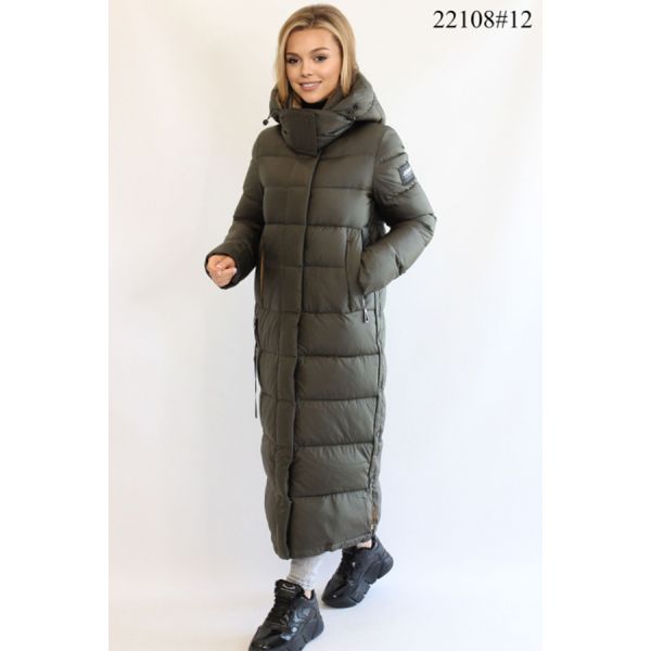 FODARLLOY Ladies Warm Hooded Solid Color Cotton-padded Clothes Women Long Down Winter Slim Jackets