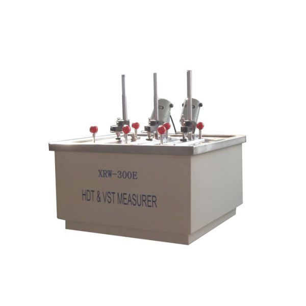 Buy High Performance XRW-300A HDT VICAT Testing Machine 60~120mm Testing Span at wholesale prices