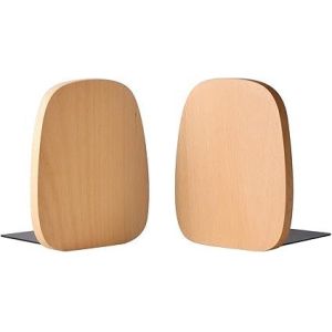 Premium Wooden Desktop Bookends - Luxurious Design for Neatly Organizing Books.