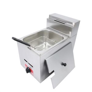 Continuous 6L Mini LPG Gas Deep Fryer for Making Frying Food on Table Top