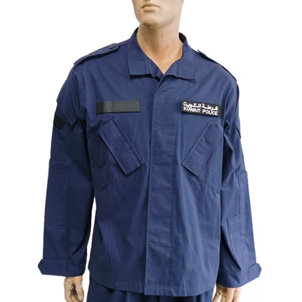 Navy ACU Military Uniform 65 Polyester 35 Cotton Tactical Field Uniform Ripstop and Breathable