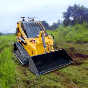 FREE SHIPPING China Track Wheel CE/EPA Mini Skid Steer Loader With Bucket