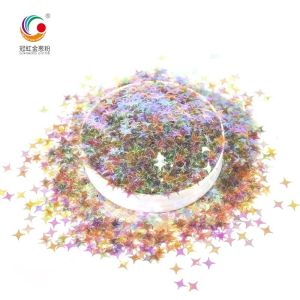 Ink Mermaid Eye Glitter Pigment Powder Mix In Epoxy Resin