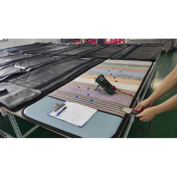 Jade Stone Far Infrared Heating Mat Sauna Mattress Pad EMF IEC Endorsed Certification