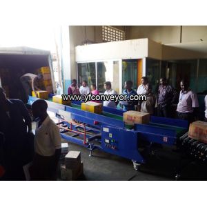 Telescopic Movable Conveyor Belt for Container Load