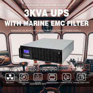 Professional rack mounted high-frequency 230V 3KVA single-phase 9px marine