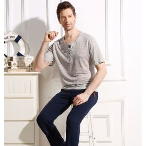 Autumn Spring 100 Hemp T Shirts , Custom Hemp T Shirts Knitted Fabric Type