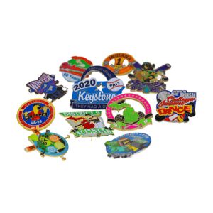 Quality Custom Soft Enamel Lapel Pins 1.5in Metal Badges for sale