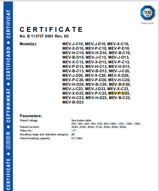 Energy Storage Car Fuse With Indicator Light 250A Rating Current Fiber Pipe