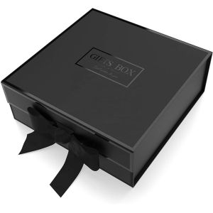 China Black Magnet 1400gsm Folding Paper Gift Boxes on sale