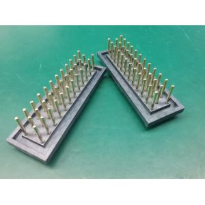 4.0mm Pitch Male Pin Header Connector 3 Rows ECU Connector 35pin PBT Round Pin