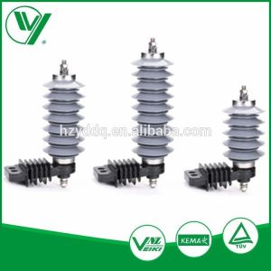 Buy cheap 21kV,5kA polymer lightning arrester/surge arrester from wholesalers