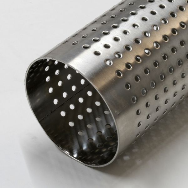 Round Hole 24 Gauge 72" Perforated Mesh Screen