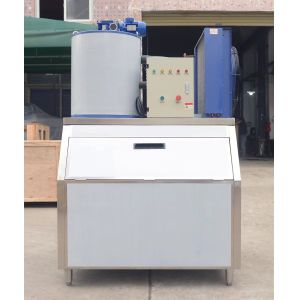 Quality 300kg Flake Ice Block Making Machine with Automatic Operation and Total Power 1.5kw for sale