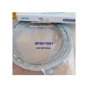 Quality SF5811 SF5811SPX1 excavator bearing nylon cage angular contact ball bearing 290*380*40mm for sale