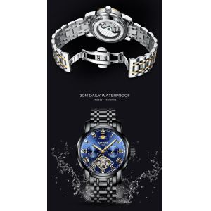 Analog Pointer Tourbillon Mechanical Watch Mens Mechanical Watches