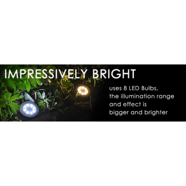 Black 0.5W 2V LED Underground Lights For Garden