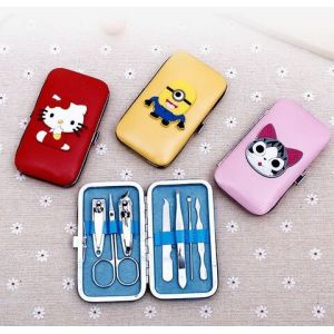 Cartoon manicure tools seven in one set