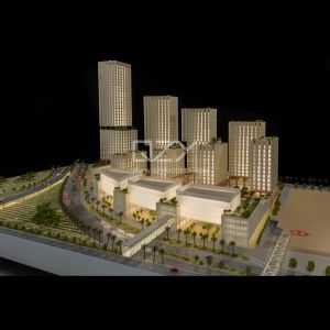 1/100 Riyadh Kings' Square Office Building Model
