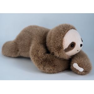 CE CPC OEM ODM Kawaii Stuffed Sloth Animal Fluffy Sloth Plush Custom Soft Toys