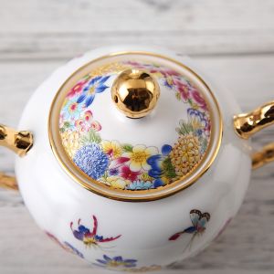 220cc Amorous Smooth Modeling English Bone China Tea Cups