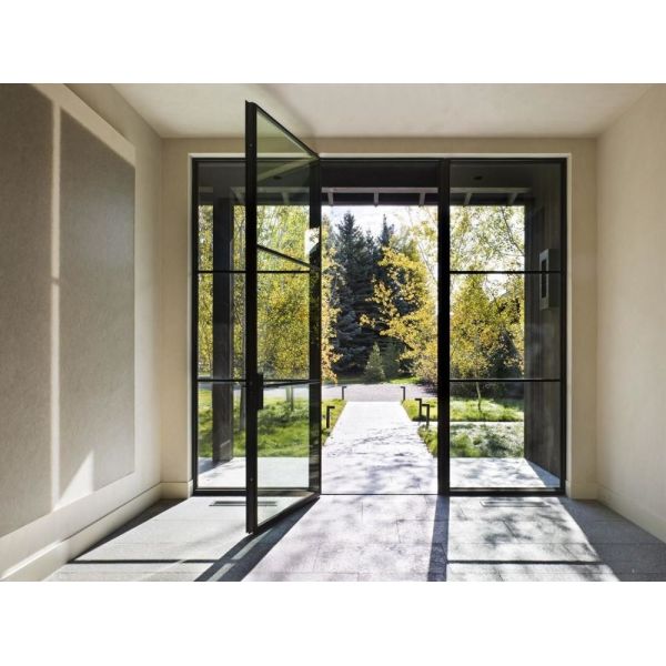 Buy TS8390 Insulated Glass 2mm Aluminum Casement Door at wholesale prices