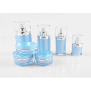 Dreamy Lemon Yellow Acrylic Cream Jar With Lid , ABS Custom Cosmetic Packaging