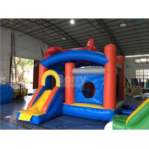 6mLX5mWX4mH Inflatable Bouncer Kids Jumping Castle With Slide