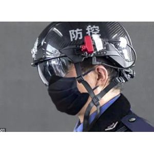 Quality Non - Contact Smart Temperature Measuring Helmet 17μM Pixel Pitch for sale