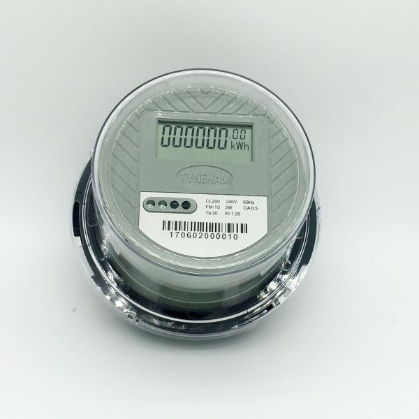 Round Single Phase Digital Energy Meter / Socket Electric KWH Meter 1 Phase
