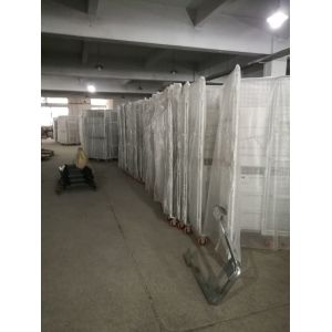 Zinc Chrome Logistics Trolley Adjustable Distance Steel Warehouse High Strength