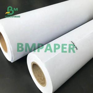OEM ODM White Plotter Paper Roll Uncoated 60gram 80gram 100gram For Garment
