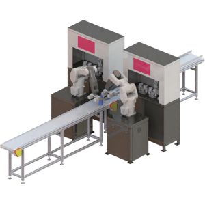 Quality Thermos Body Marking Workstation High Marking Accuracy for sale