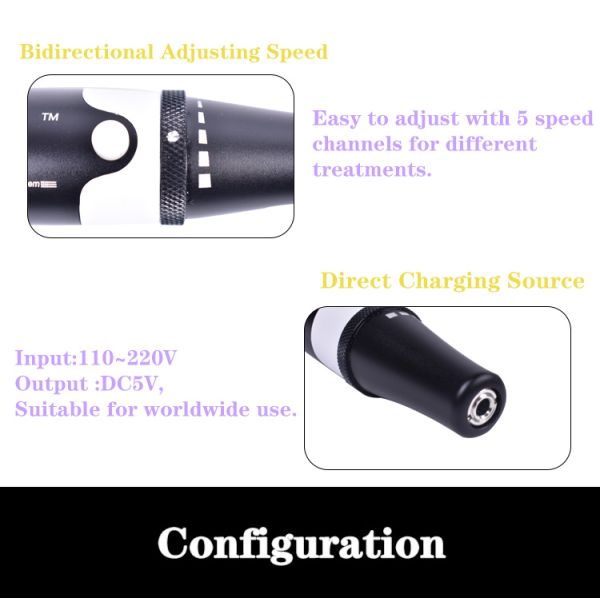 Ultima A-7 Dr Pen Microneedling Derma Roller Skin Nano Needles For Skin Tightening