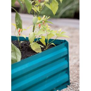 Rectangular L240cm Galvanized Garden Beds For Outdoor